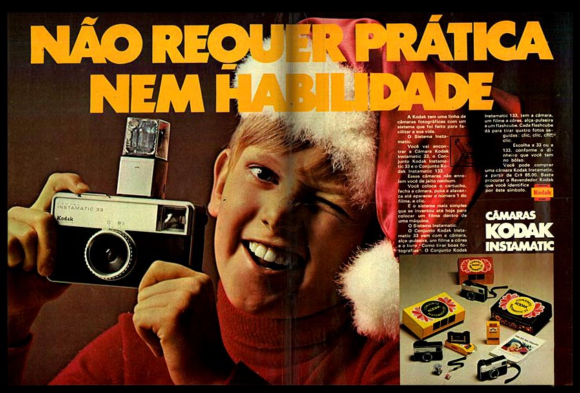 propaganda-antiga-kodak-instamatic-1971 A História da Kodak: Como a Invenção da Câmera Digital Selou o Destino da Empresa.